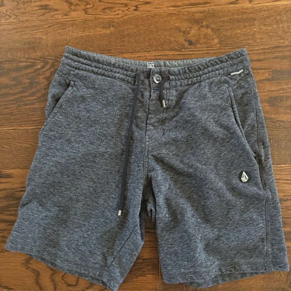 Volcom Other - Volcom Charcoal Knit Shorts for men size Small with tie waist